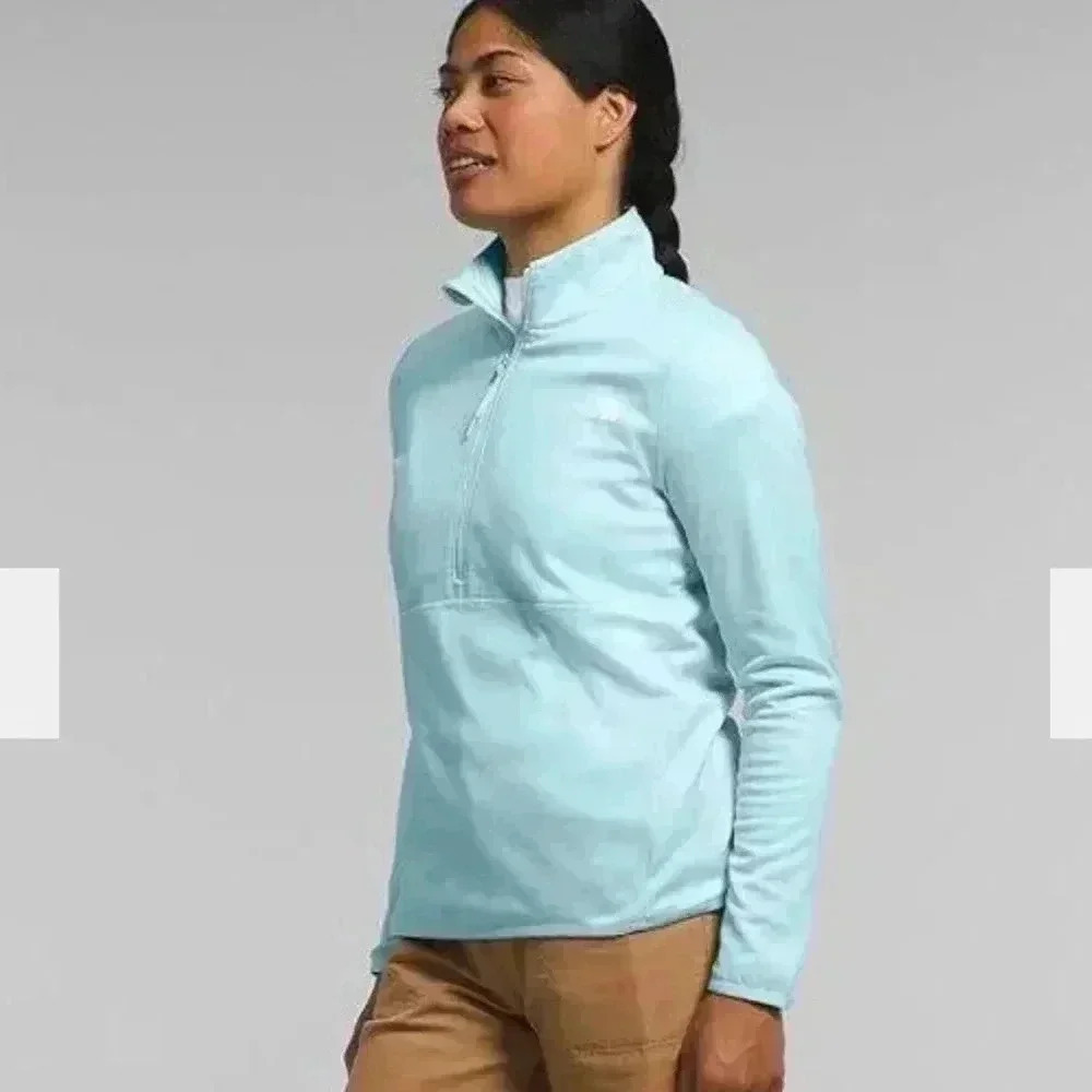 The North Face Women's Canyonlands ¼ Zip Womens Size Small Eggshell Blue - Picture 2 of 15